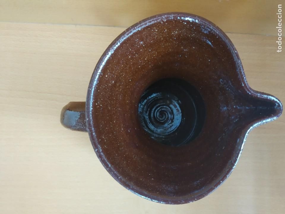 Antig&uuml;edades: JARRA BARRO ESMALTADA PARA VINO - Foto 6