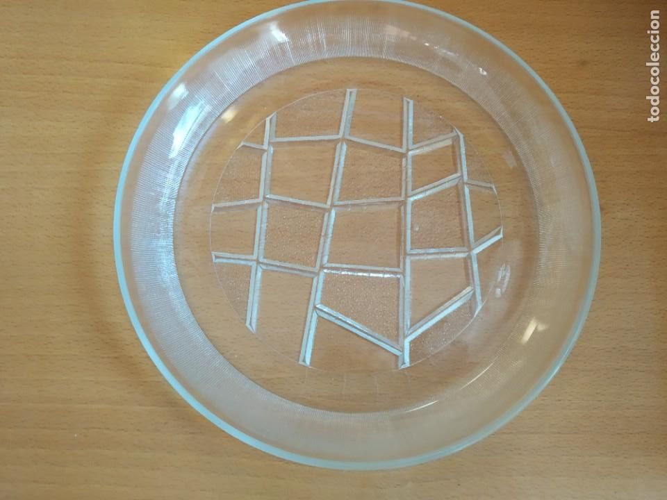 Oggetti Antichi: PLATO CRISTAL PRENSADO