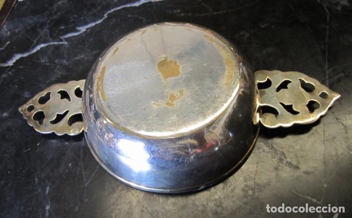 Antig&uuml;edades: Vaciabolsillos en metal plateado - Foto 6