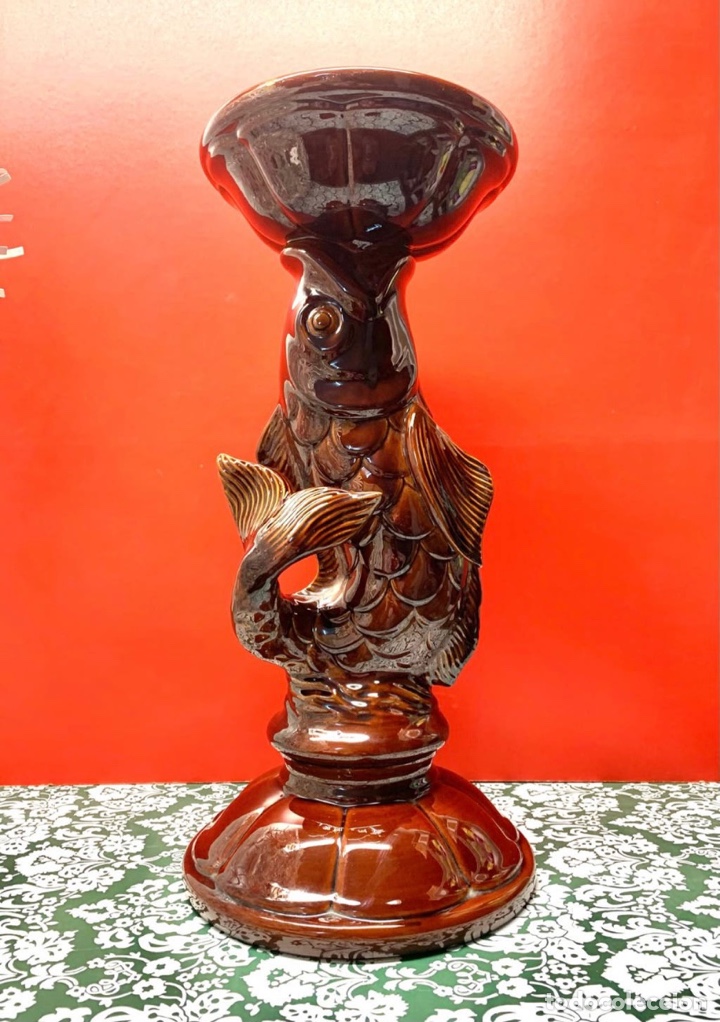 Antig&uuml;edades: PEDESTAL CER&Aacute;MICA DE MANISES - Foto 6