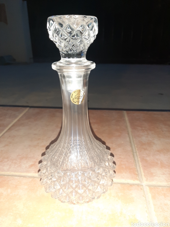 Antig&uuml;edades: Cristal darques botella - Foto 1