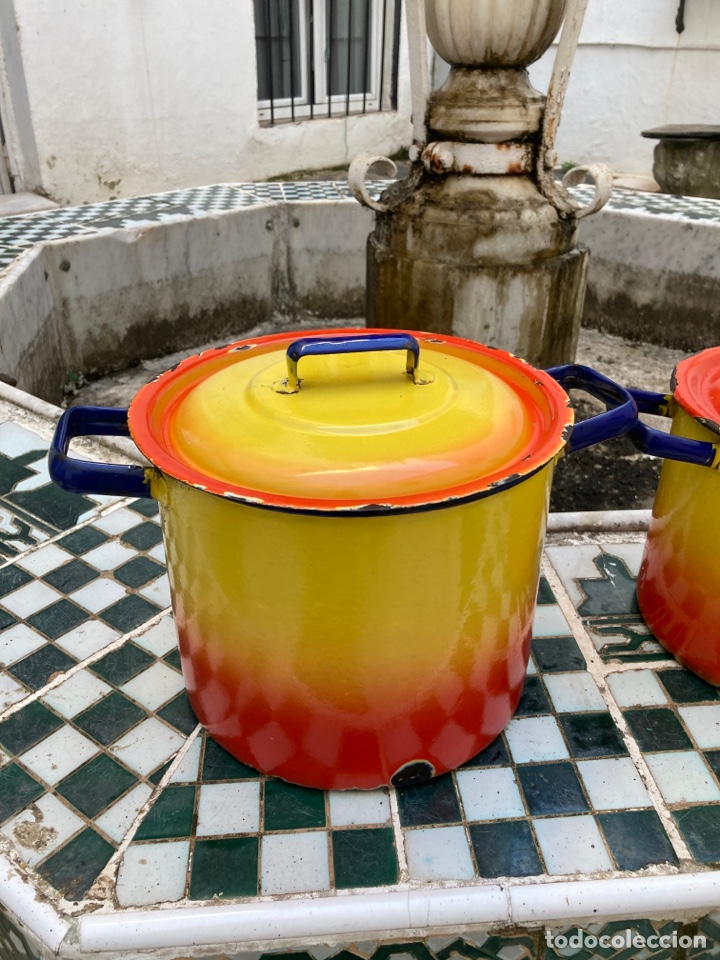 Antig&uuml;edades: Cazuelas en Loza esmaltada - Foto 2