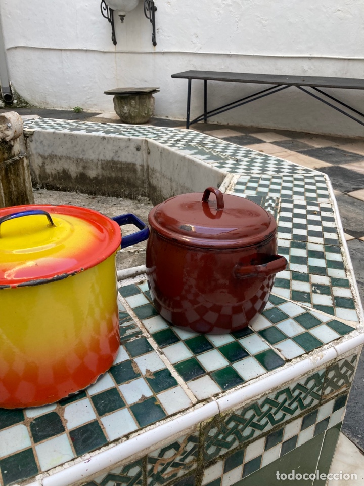 Antig&uuml;edades: Cazuelas en Loza esmaltada - Foto 4