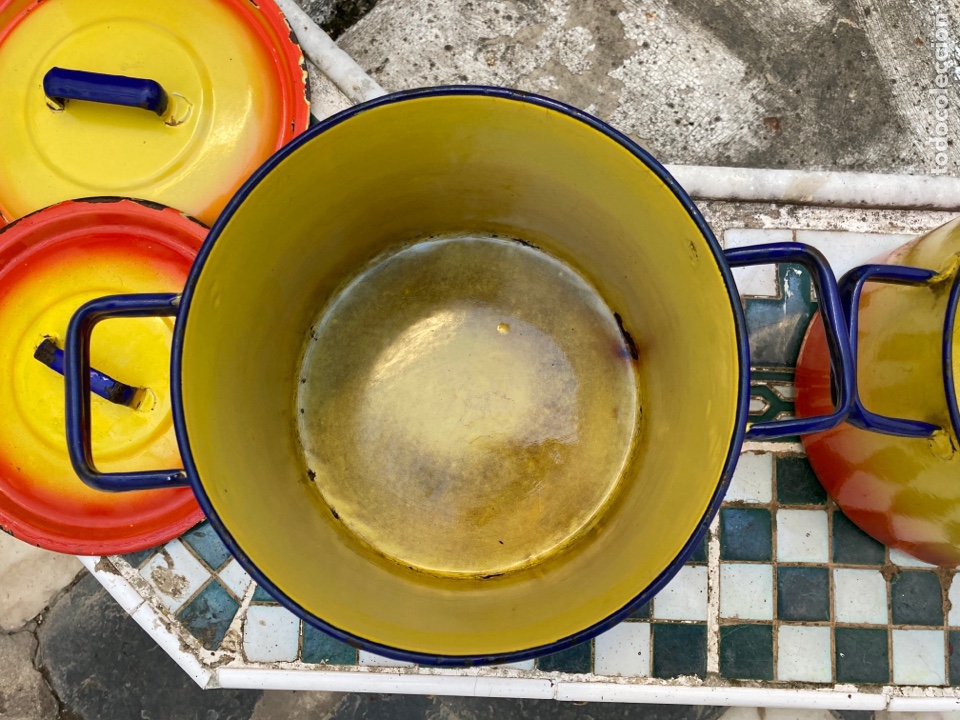 Antig&uuml;edades: Cazuelas en Loza esmaltada - Foto 6