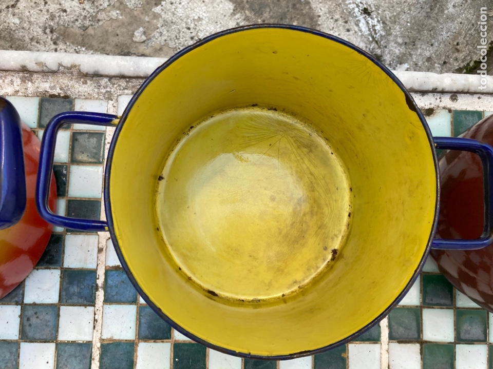 Antig&uuml;edades: Cazuelas en Loza esmaltada - Foto 7