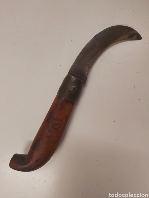 Antig&uuml;edades: Antigua navaja vendimia 21cm - Foto 2