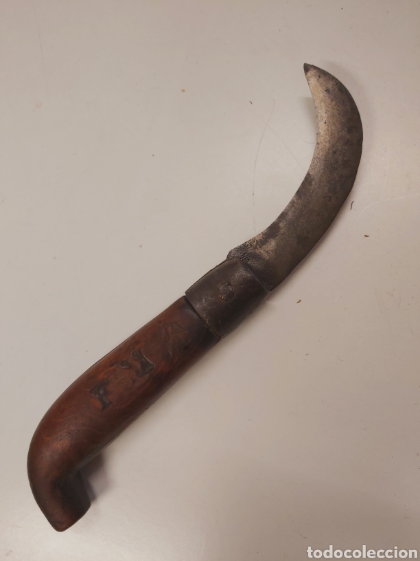 Antig&uuml;edades: Antigua navaja vendimia 21cm - Foto 1