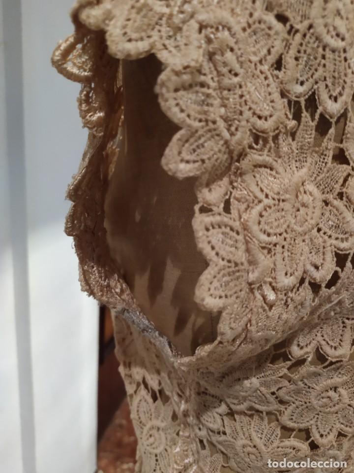 Antig&uuml;edades: CAMISA ENCAJE DE GUIPUR SIN MANGAS - Foto 4