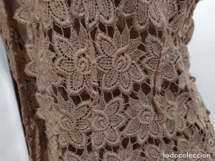 Antig&uuml;edades: CAMISA ENCAJE DE GUIPUR SIN MANGAS - Foto 11