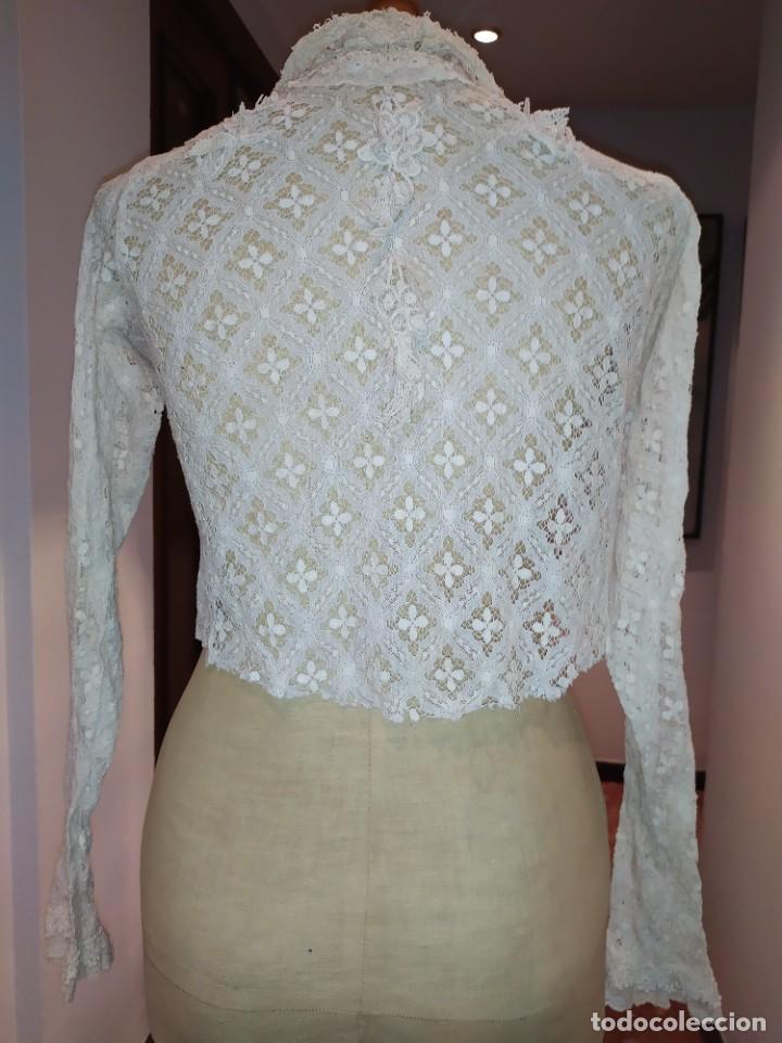 Antig&uuml;edades: CAMISA DE ENCAJE ANTIGUA - Foto 2
