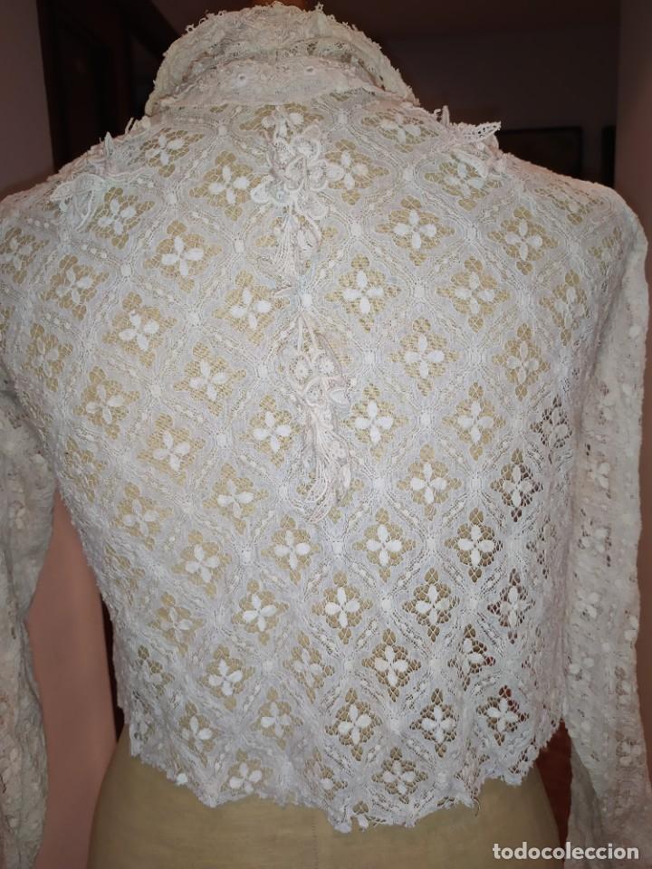 Antig&uuml;edades: CAMISA DE ENCAJE ANTIGUA - Foto 3