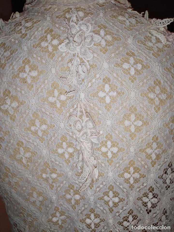 Antig&uuml;edades: CAMISA DE ENCAJE ANTIGUA - Foto 4