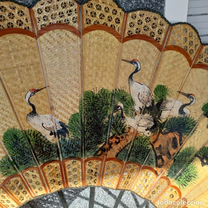 Antig&uuml;edades: Abanico gigante oriental - Foto 2
