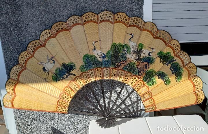 Antig&uuml;edades: Abanico gigante oriental - Foto 1