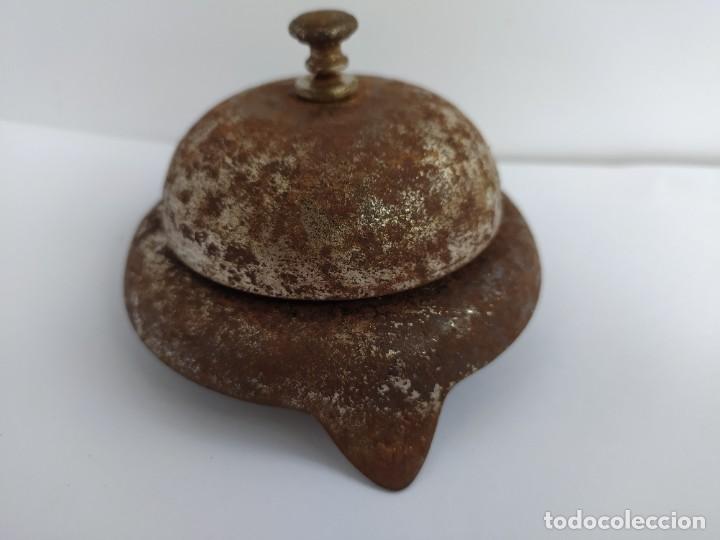 Antig&uuml;edades: ANTIGUO TIBRE DE RECEPCION HOTEL. - Foto 4