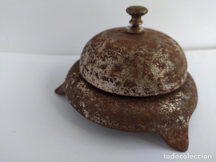 Antig&uuml;edades: ANTIGUO TIBRE DE RECEPCION HOTEL. - Foto 5