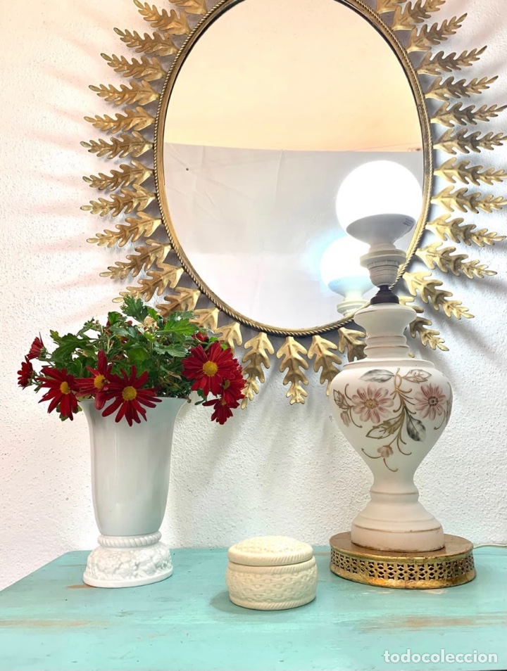 Antig&uuml;edades: ANTIGUA L&Aacute;MPARA DE MESA - Foto 6