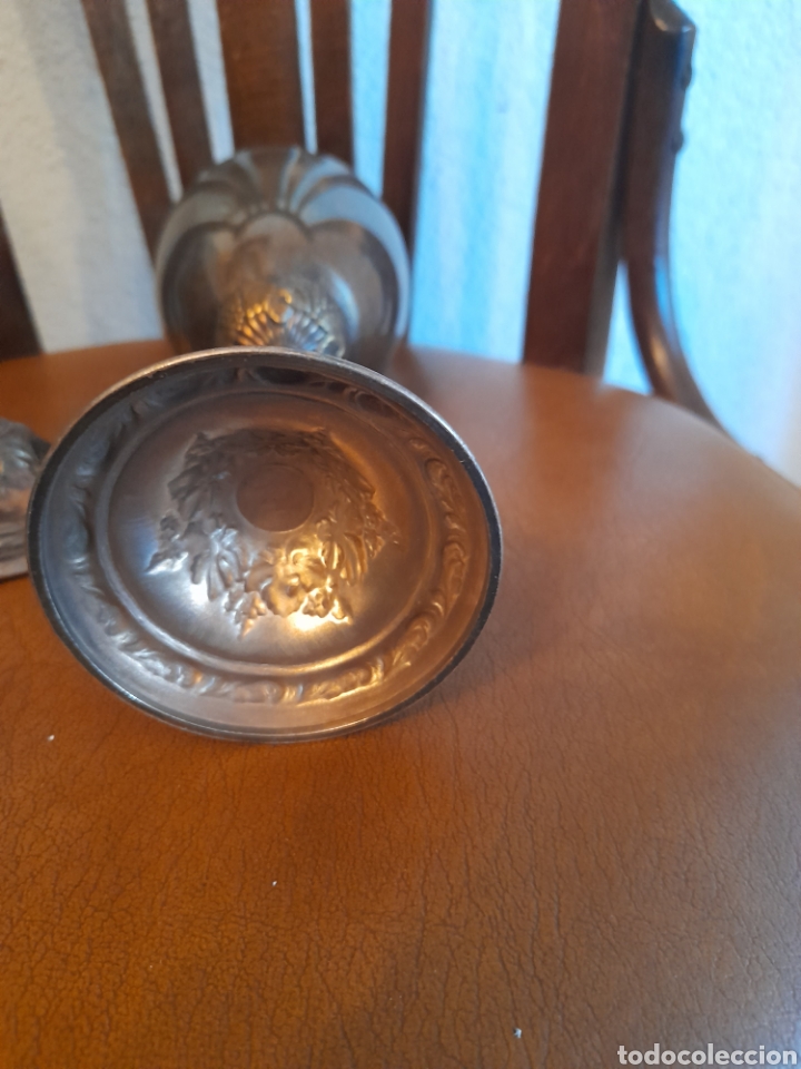 Antig&uuml;edades: 2 antiguas copas forma de c&aacute;liz - Foto 4
