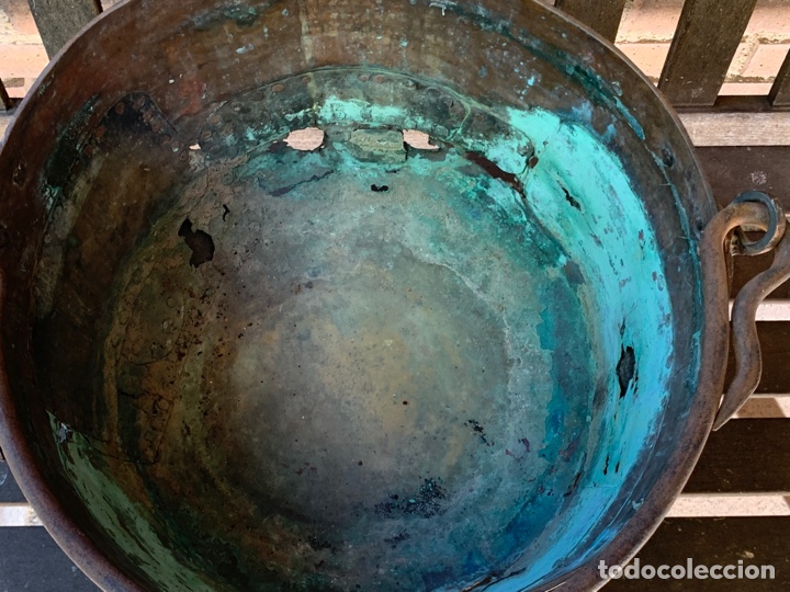 Antig&uuml;edades: Olla de cobre antigua - Foto 3