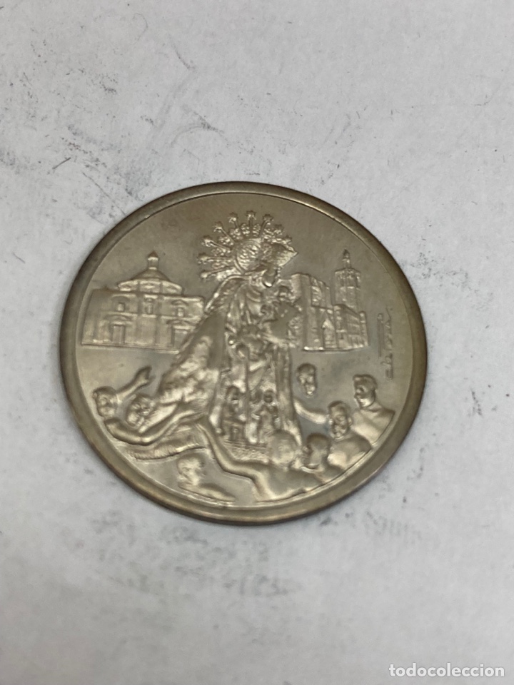 Antig&uuml;edades: Medalla de plata religiosa - Foto 1