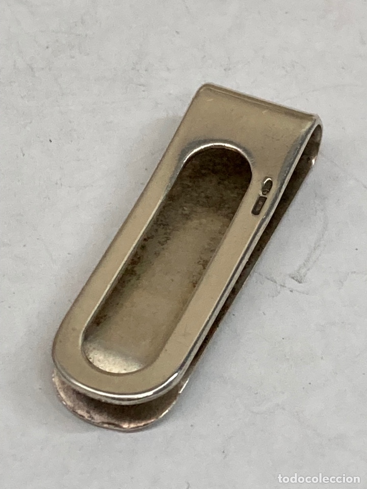 Antig&uuml;edades: Billetero pinza de plata - Foto 2