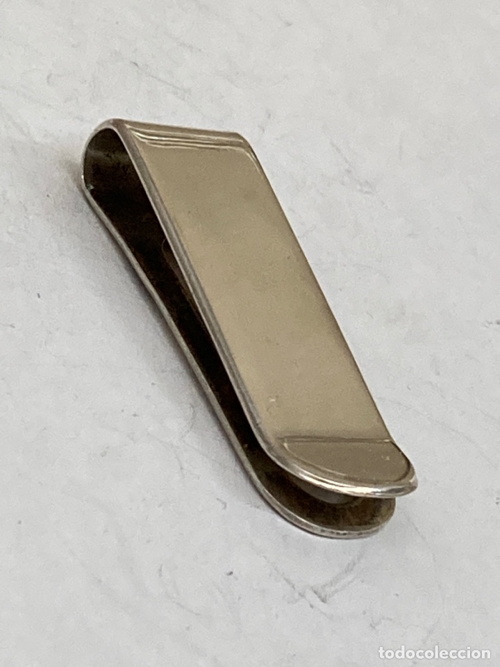 Antig&uuml;edades: Billetero pinza de plata - Foto 1