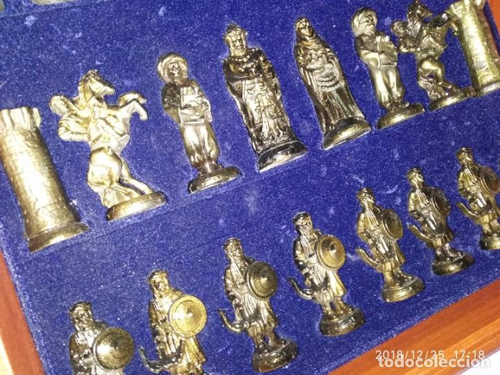 Antig&uuml;edades: AJEDREZ TEMATICO LUJO PERFECTO ESTADO - Foto 5