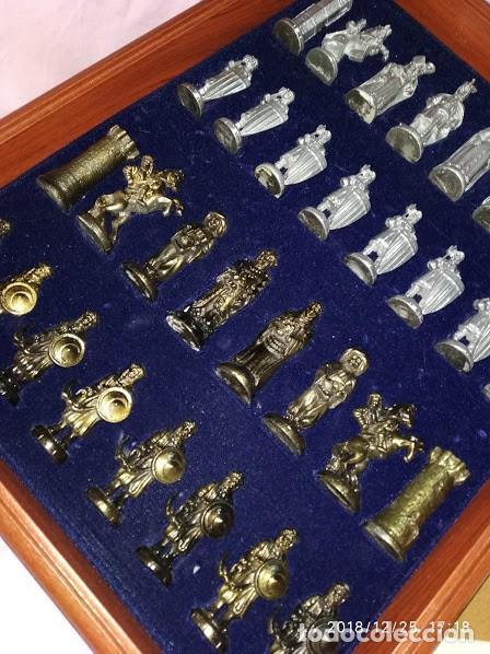Antig&uuml;edades: AJEDREZ TEMATICO LUJO PERFECTO ESTADO - Foto 6