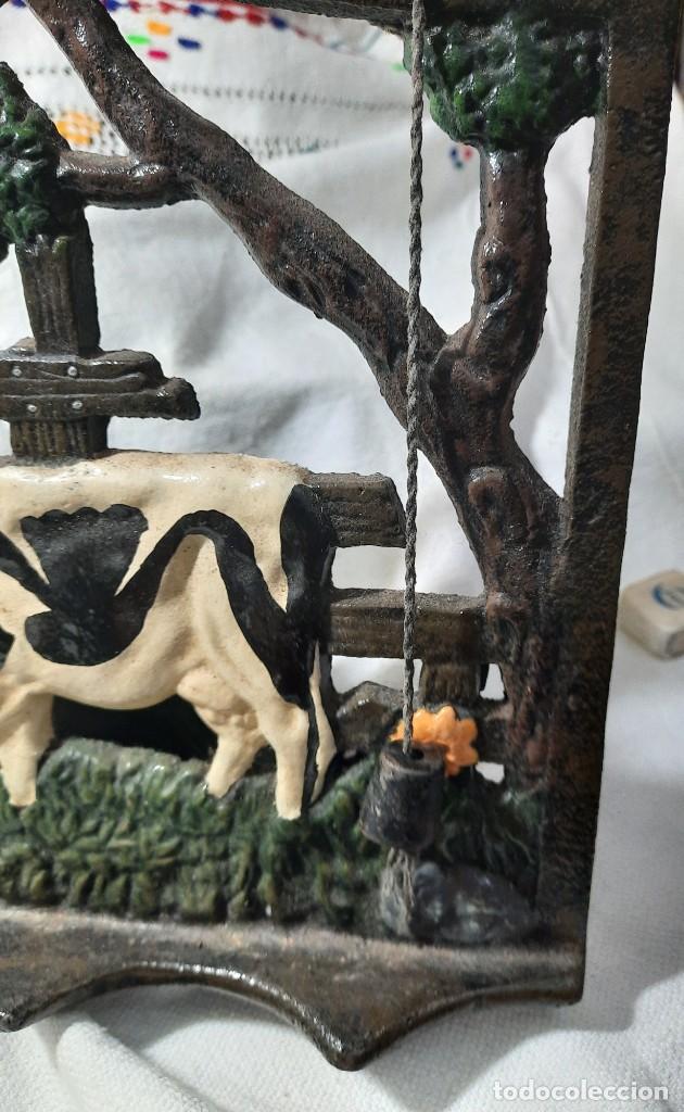 Antig&uuml;edades: Antiguo atril de hierro colado - Foto 4