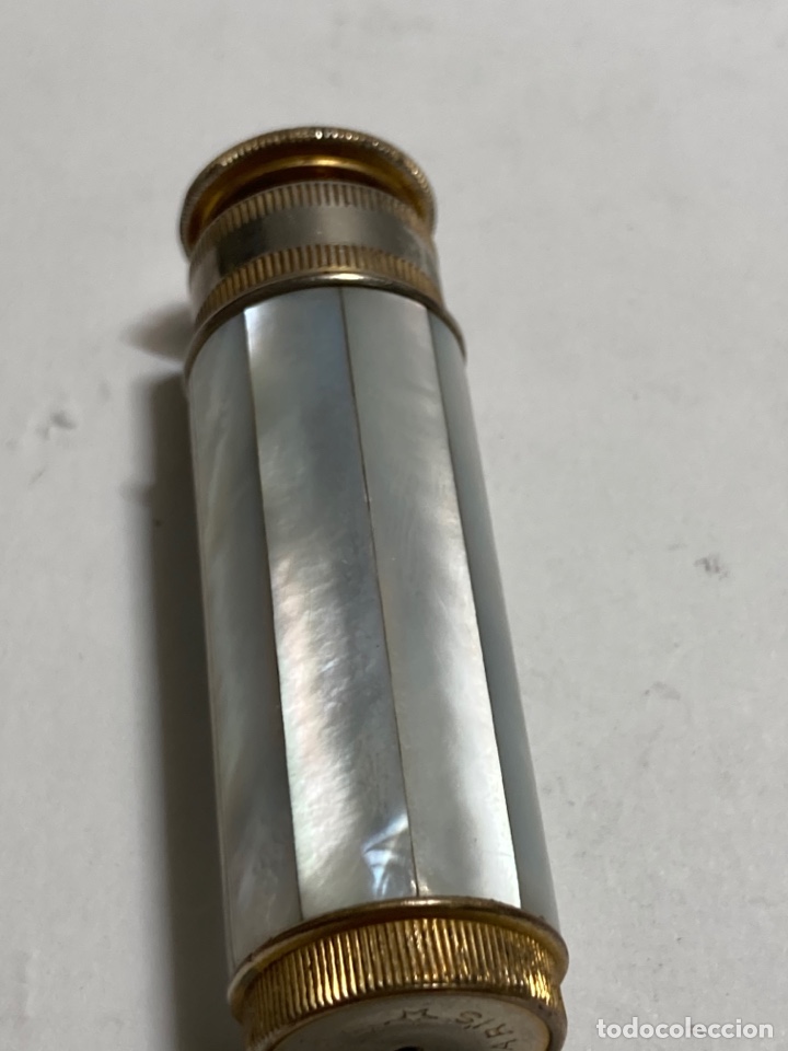 Antig&uuml;edades: PERFUMERO ATOMIZER VERILIS PARIS EN NACAR. CIRCA 1920 - Foto 2