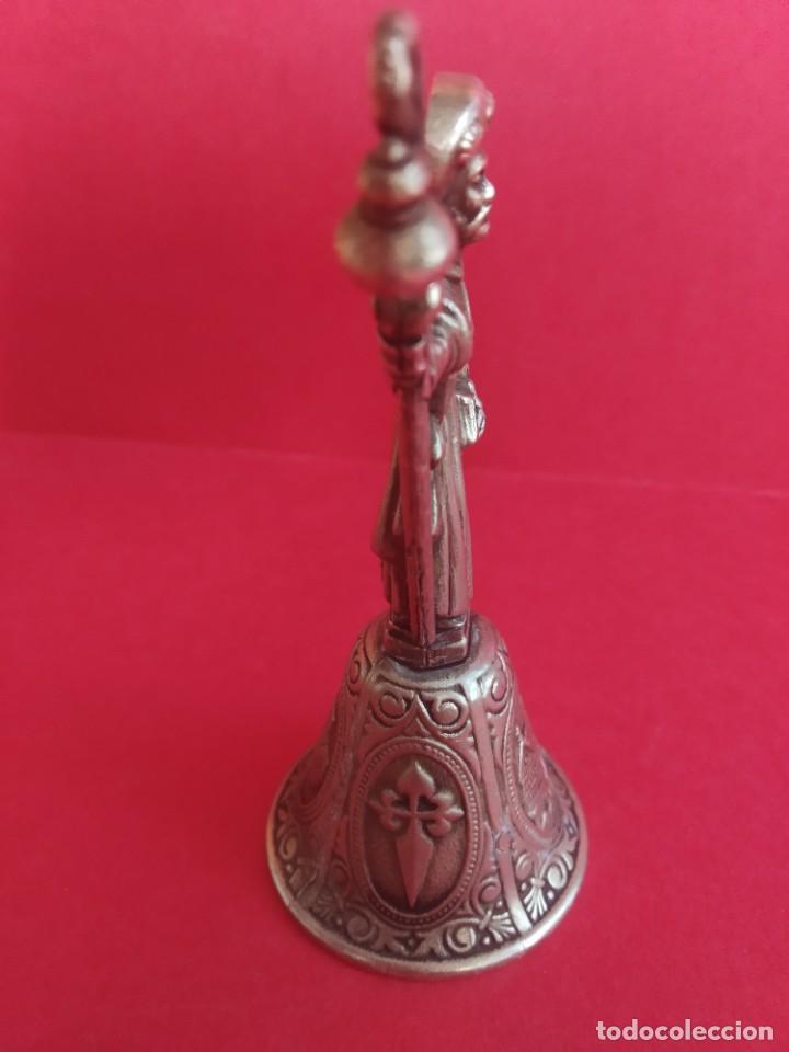 Antig&uuml;edades: CAMPANILLA SANTIAGO AP&Oacute;STOL - CAMPANA - Foto 4