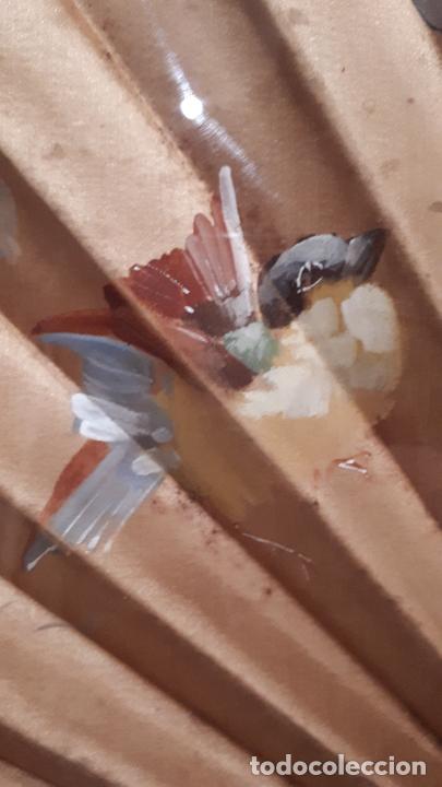 Antig&uuml;edades: Abanico con tema de p&aacute;jaros - Foto 12