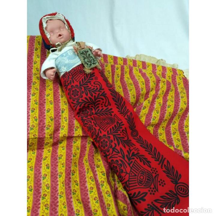 Antig&uuml;edades: ENVUELTAS DE PA&Ntilde;O ESTAMPADO PARA BEB&Eacute;. - Foto 5