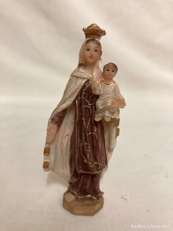 Antig&uuml;edades: Figura Virgen del Carmen , - Foto 3