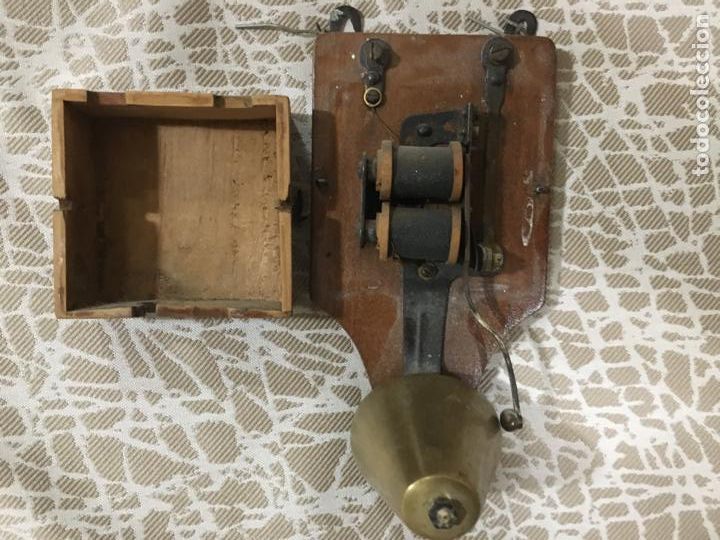 Antig&uuml;edades: timbre el&eacute;ctrico 125 voltios, funciona - Foto 2