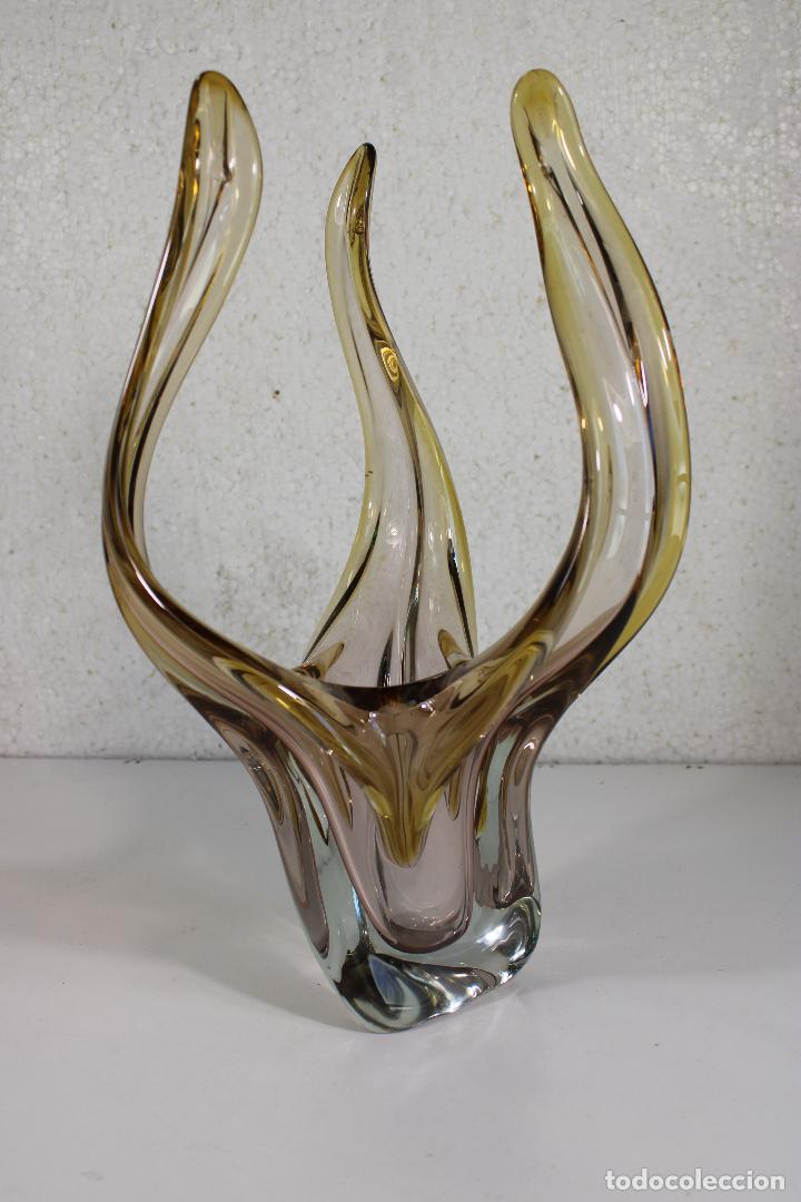 Antig&uuml;edades: frutero centro de mesa cristal de murano - Foto 3