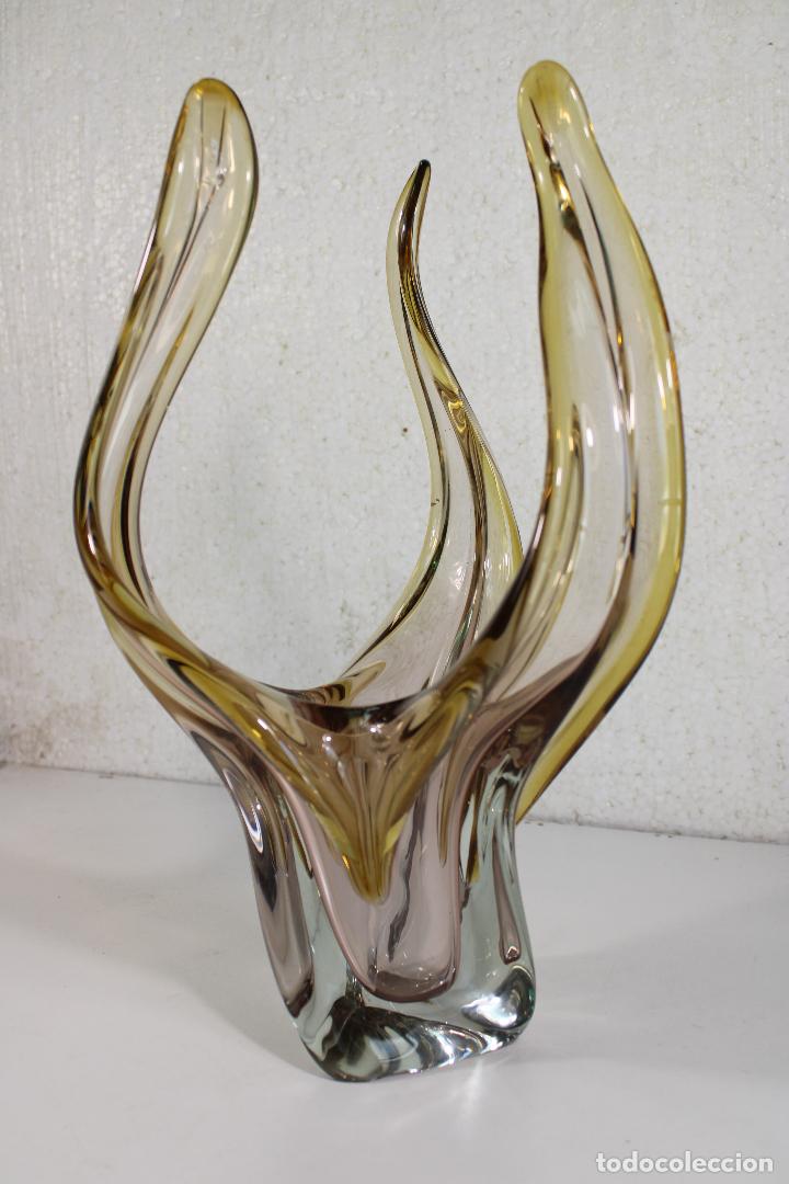 Antig&uuml;edades: frutero centro de mesa cristal de murano - Foto 5