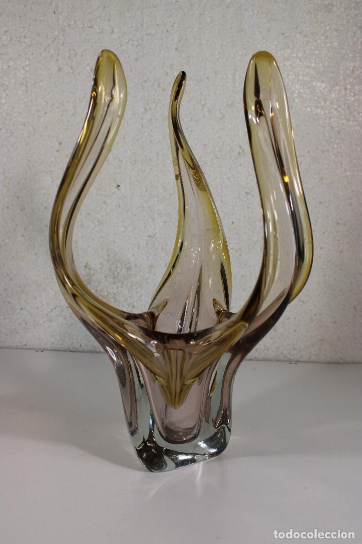 Antig&uuml;edades: frutero centro de mesa cristal de murano - Foto 1