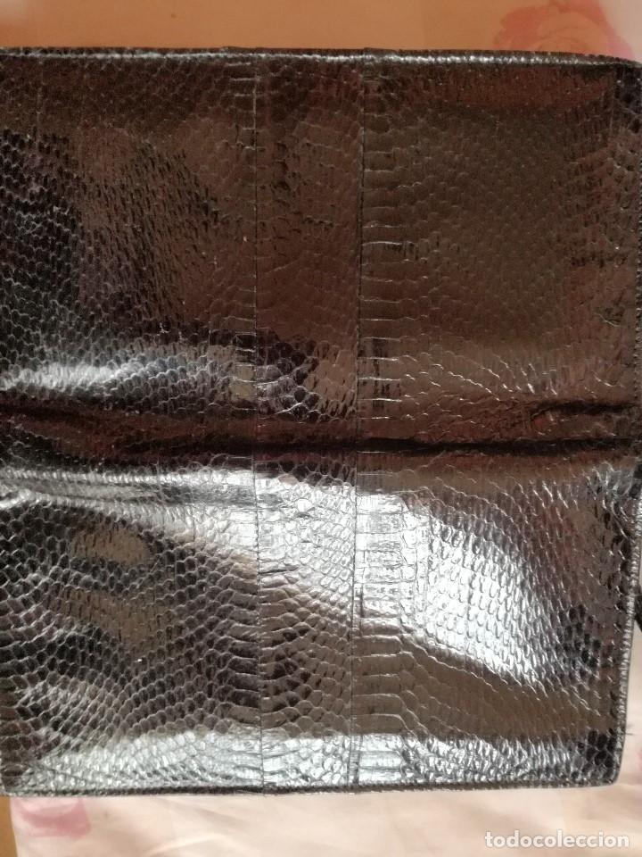 Antig&uuml;edades: ANTIGUO BOLSO DE PIEL DE SERPIENTE - Foto 7