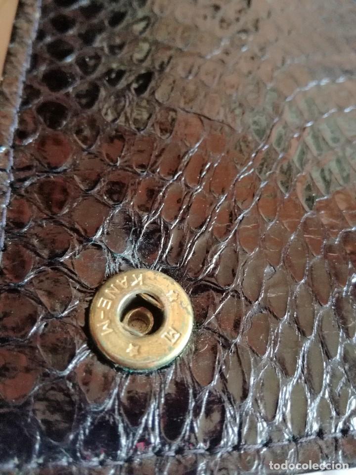 Antig&uuml;edades: ANTIGUO BOLSO DE PIEL DE SERPIENTE - Foto 8