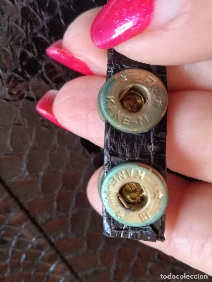 Antig&uuml;edades: ANTIGUO BOLSO DE PIEL DE SERPIENTE - Foto 9