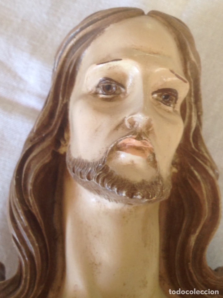 Antig&uuml;edades: MAGN&Iacute;FICO BUSTO DE CRISTO - Foto 8
