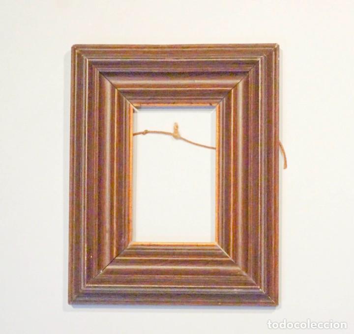 Antig&uuml;edades: Marco Madera Antiguo Sin Vidrio - Foto 1