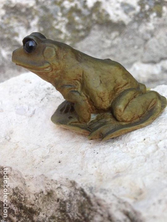 Antiguidades: RANA ESCULTURA CASTAGNA (Italia) A&Ntilde;O 1988