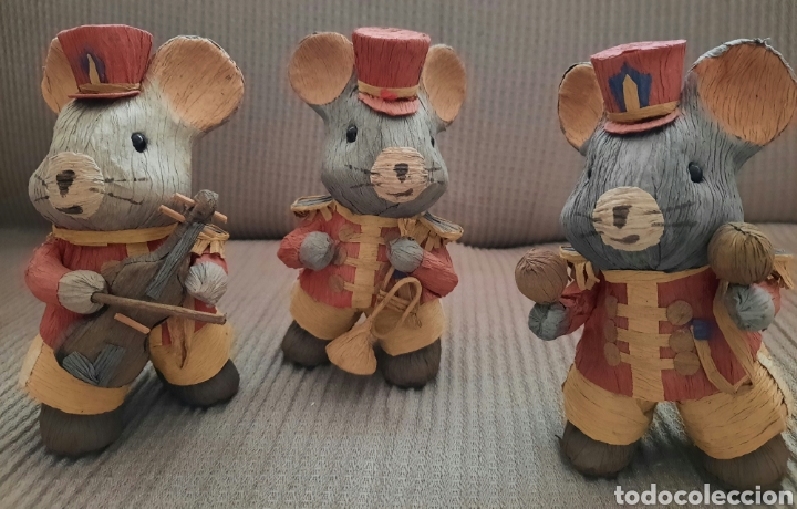 Antig&uuml;edades: SEIS RATONES M&Uacute;SICOS DE PAPEL - Foto 2