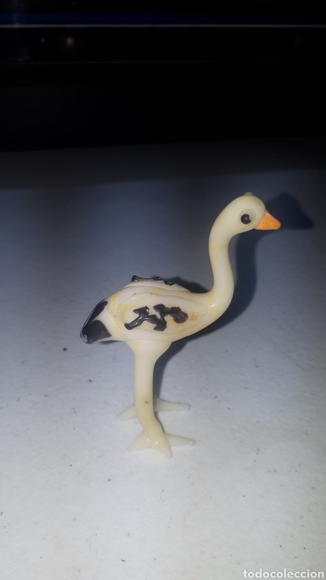 Oggetti Antichi: Peque&ntilde;a avestruz de cristal murano o similar a&ntilde;os 70