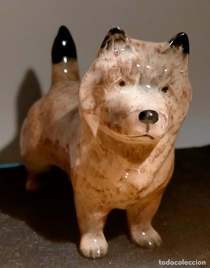 Antigüedades: Figura perro Cairn Terrier en porcelana inglesa marca Beswick - Foto 1 - 292259573