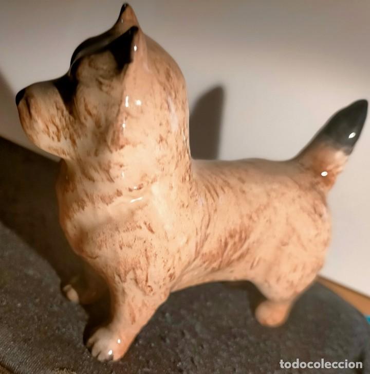 Antigüedades: Figura perro Cairn Terrier en porcelana inglesa marca Beswick - Foto 3 - 292259573
