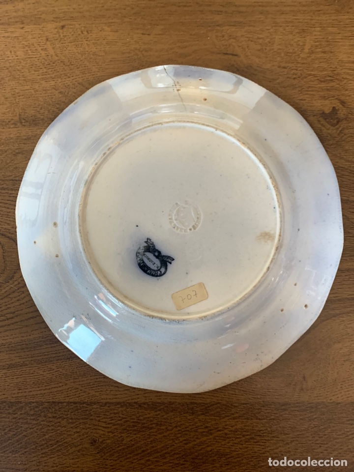 Antig&uuml;edades: Plato de cer&aacute;mica de sargadelos - Foto 2