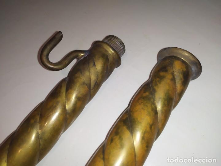Antig&uuml;edades: BARRAS DE BRONCE CON FORMA SALOM&Oacute;NICA - Foto 6